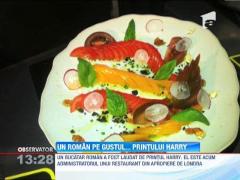 Un bucatar roman a fost laudat de printul Harry