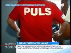 Baiatul din Dolj diagnosticat cu obezitate morbida a fost internat in Bucuresti