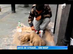 Un artist roman i-a cucerit pe britanici