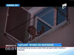 Un batran era sa moara dupa ce a cazut intr-un sant de peste doi metri