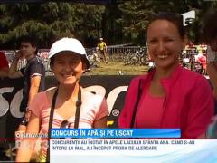 400 de participanti, la triatlonul de la Baile Tusnad