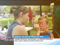 Gradina Valorilor gazduieste activitati pentru copii