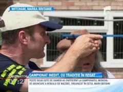 Campionatul Mondial de aruncare a bobului de mazare, in Marea Britanie