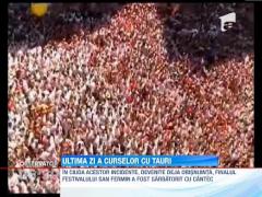 Pamplona: Editia de anul acesta a curselor cu tauri a ajuns la final