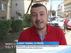 Update! S-a prabusit tavanul la tribunalul din Satu Mare