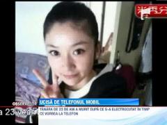 O tanara din Japonia, electrocutata de telefonul mobil