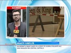 Un barbat a murit dupa ce a cazut de la etajul patru al magazinului Cocor