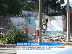 Demolare cu scandal in Galati