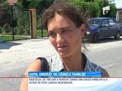 Copil omorat de cainele familiei