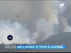 Amplu incendiu de padure in California