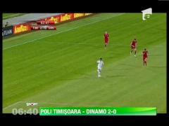 ACS Poli Timisoara - Dinamo 2-0/ "Cainii" debuteaza cu o infrangere in Liga 1