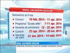 Se revine la fosta structura a semestrelor scolare