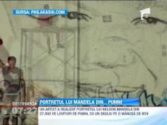 Omagiu inedit adus lui Nelson Mandela, in Shanghai