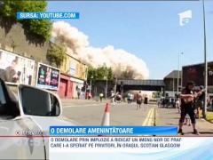 Blocuri demolate prin implozie, in Scotia