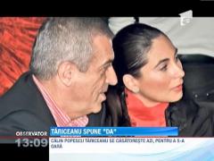Calin Popescu Tariceanu se casatoreste pentru a cincea oara