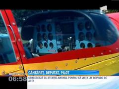 Mihai Sturzu si-a luat brevetul de pilot