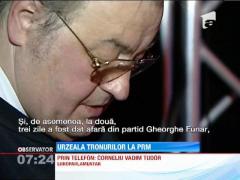 Corneliu Vadim Tudor, inlocuit de Gheorghe Funar la sefia PRM!