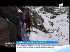 Cei cinci alpinisti romani care au escaladat varful Nanga Parbat s-au intors acasa