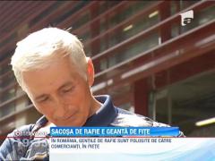 Sacosa de rafie din pietele romanesti, geanta de fite in Occident