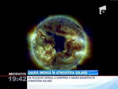 Gaura imensa in atmosfera solara