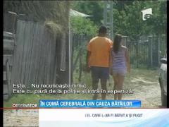 In coma cerebrala din cauza batailor primite de la parinti