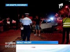 O femeie aflata sub influenta alcoolului a ajuns la spital, dupa ce a provocat un accident rutier