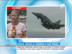 Spatiul aerian al Romaniei, violat de avioane straine