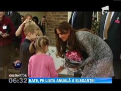 Ducesa din Cambridge, din nou pe lista celor mai bine imbracate personalitati din lume