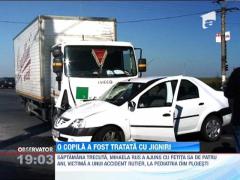 UPDATE! Fetita implicata intr-un accident rutier, jignita de medici