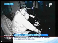 Mecanici de locomotiva adormiti