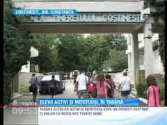 Elevii activi si meritosi, in tabara