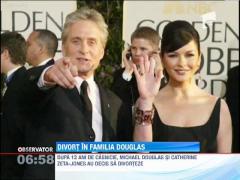 Catherine Zeta-Jones si Michael Douglas divorteaza dupa 12 ani de casnicie