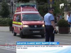 Un suporter olandez a murit, inainte de meci