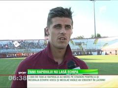 2.000 de fani au mers pe stadionul din Giulesti, pentru a-si incuraja favoritii!