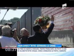 Primul tren marfar, intre Germania si China, a ajuns la destinatie