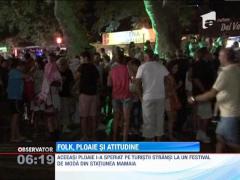 Ovidiu Lipan-Tadarica si Paula Seling au concertat in a treia zi a festivalului ''Folk You! Florian Pitis"