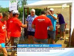 Ivan Patzaichin a lansat la apa trei canotci in cadrul festivalului "Descopera Rowmania"