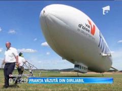 Franta poate fi vazuta din dirijabil