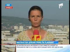 Instructor auto, prins in flagrant cu spaga, in Radauti