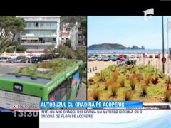 Autobuzul-gradina, mijlocul inedit de transport public