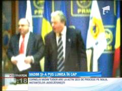 Vadim Tudor, la un pas sa fie exclus din PRM