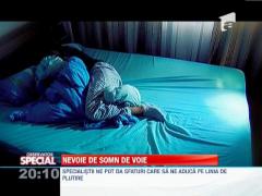 OBSERVATOR SPECIAL! Cauzele si solutiile pentru tulburarile de somn