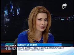 Concert la un cinematrograf dintr-un mall din Bucuresti