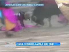 IMAGINI SOCANTE! O femeie-toreador a fost calcata in picioare de un taur