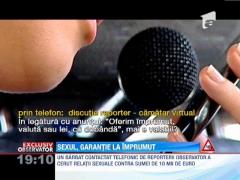 Sexul, garantie la imprumutul de la camatari