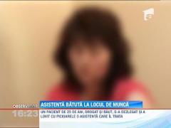 O asistenta de la Spitalul de Psihiatrie din Galati a fost batuta de catre un pacient
