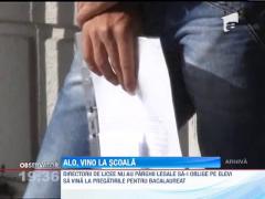 Profesorii isi umfla facturile la telefon, in timp ce isi cheama elevii la pregatirea pentru BAC