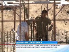 Deva: O biserica a fost construita chiar pe terenul de joaca al unei scoli