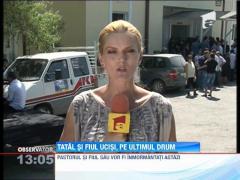 Astazi, pastorul ucis si fiul lui de noua ani vor fi condusi pe ultimul drum