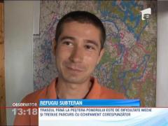 Romanii au fugit de canicula in pestera Cetatile Ponorului